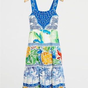 NWT Farm Rio Valeria Tired maxi dress size L
